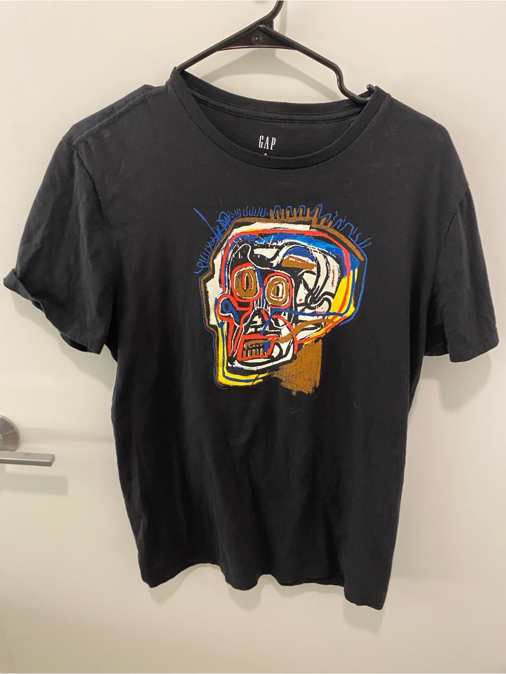 GAP Basquiat Black Short Sleeve Graphic Tee